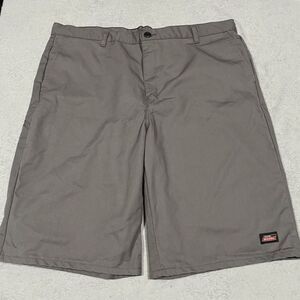 Vintage Dickies Shorts Mens 40 Grey Workwear Baggy‎ Weekend Chores Y2K Pockets